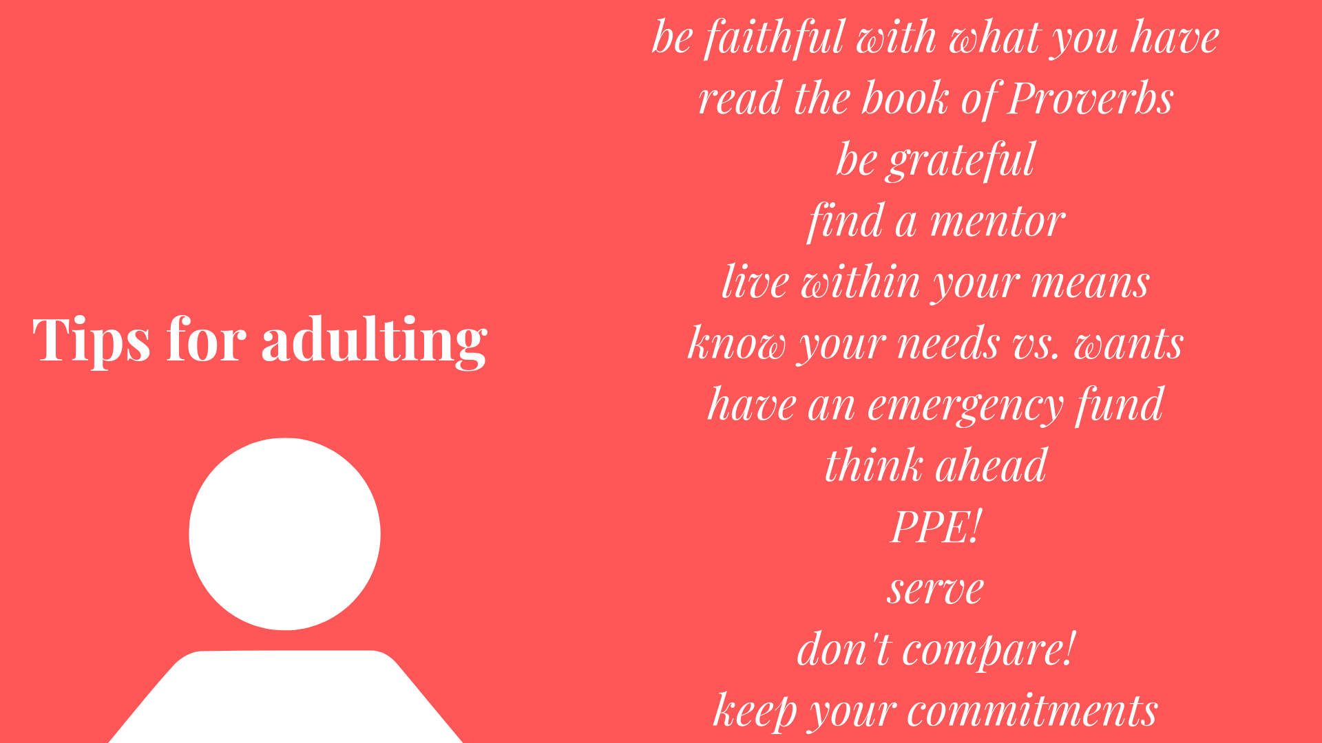 Tips for adulting Meal plan Mentor Budget Managing Money